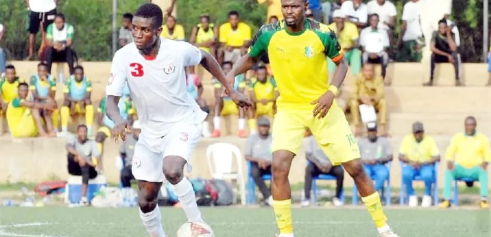 Players competing during Warri Wolves match Players competing during Warri Wolves match