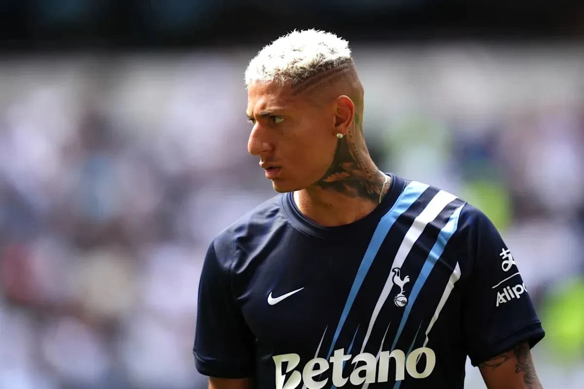Player in Tottenham jersey during match warm-up Player in Tottenham jersey during match warm-up