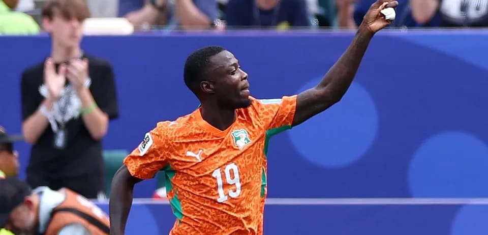 Player celebrating after scoring a goal Player celebrating after scoring a goal