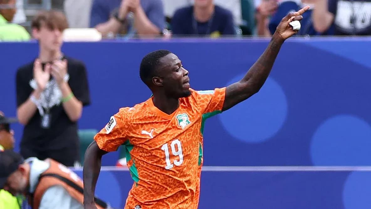 Player celebrating after scoring a goal Player celebrating after scoring a goal