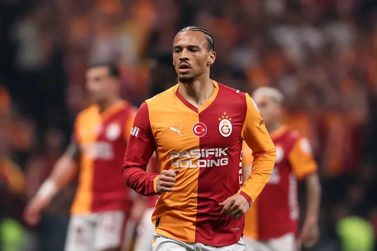 Galatasaray player running during a match Galatasaray player running during a match