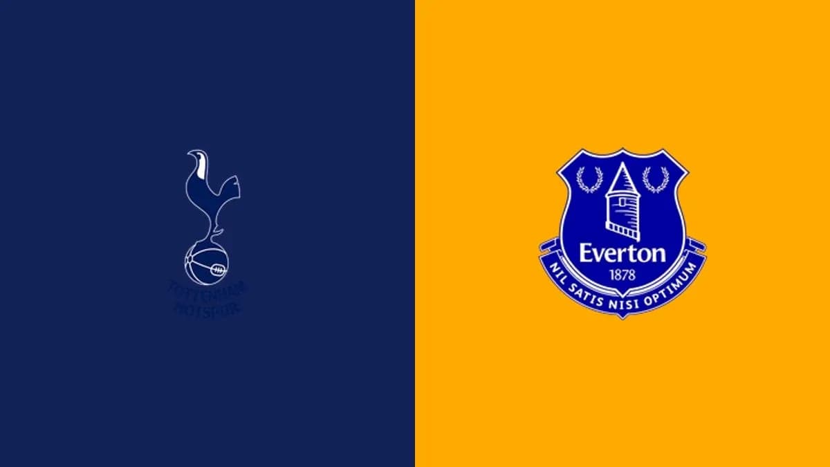 Logos of Tottenham Hotspur and Everton FC Logos of Tottenham Hotspur and Everton FC