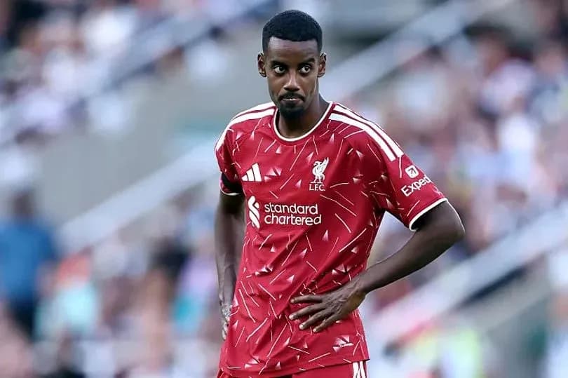 Liverpool player during match at stadium Liverpool player during match at stadium