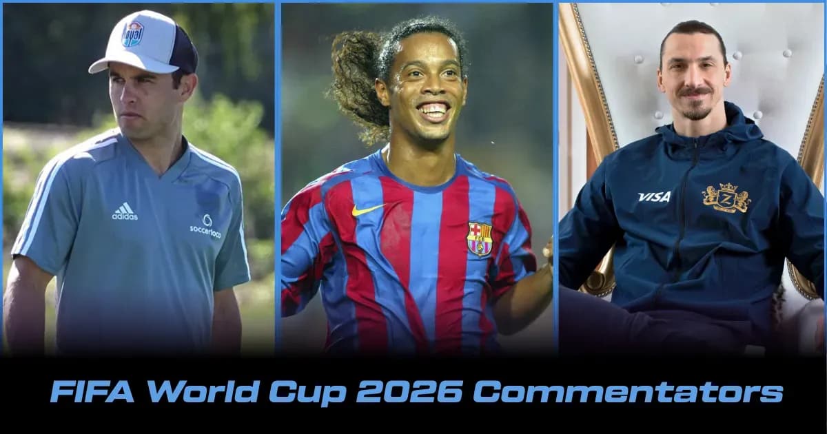 FIFA World Cup 2026: Complete List of Commentators, Presenters, and Hosts FIFA World Cup 2026: Complete List of Commentators, Presenters, and Hosts